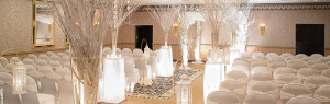 White Wedding Venue at Windsor Ballroom NJ