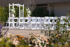 outdoor wedding ceremony at windsor ballroom