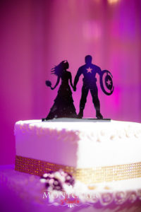 superhero wedding cake topper
