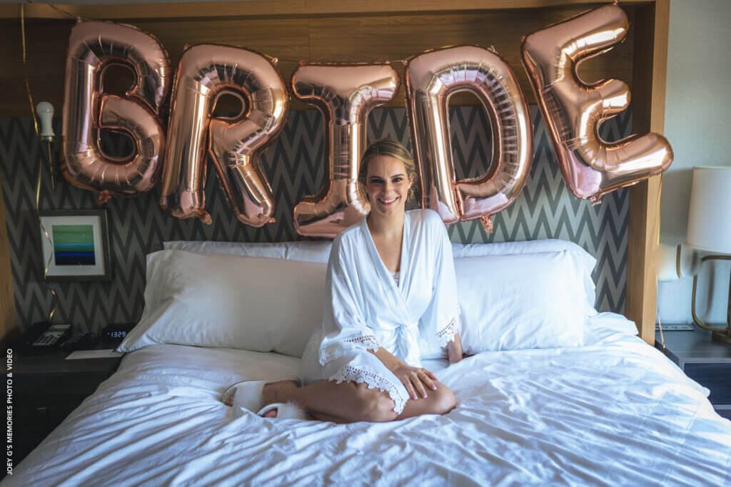 Bride in Honeymoon Suite